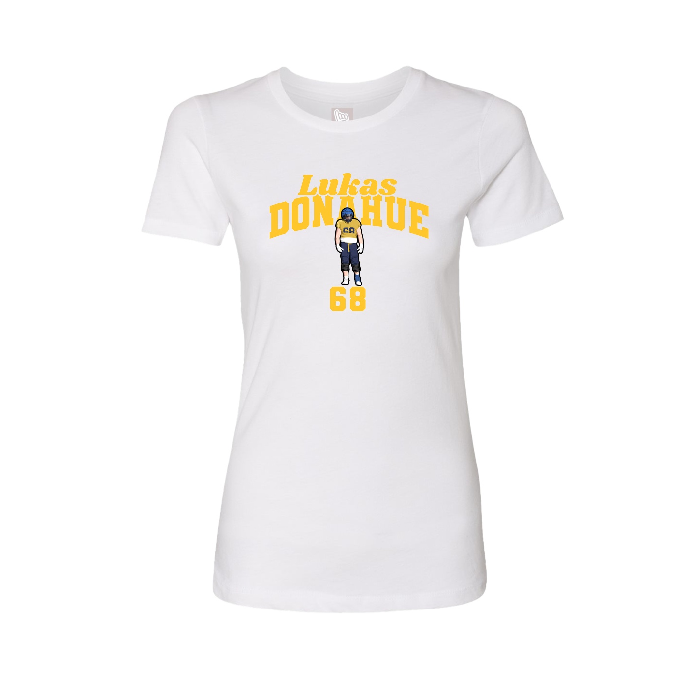 Womens Tee — Signature Arch in White