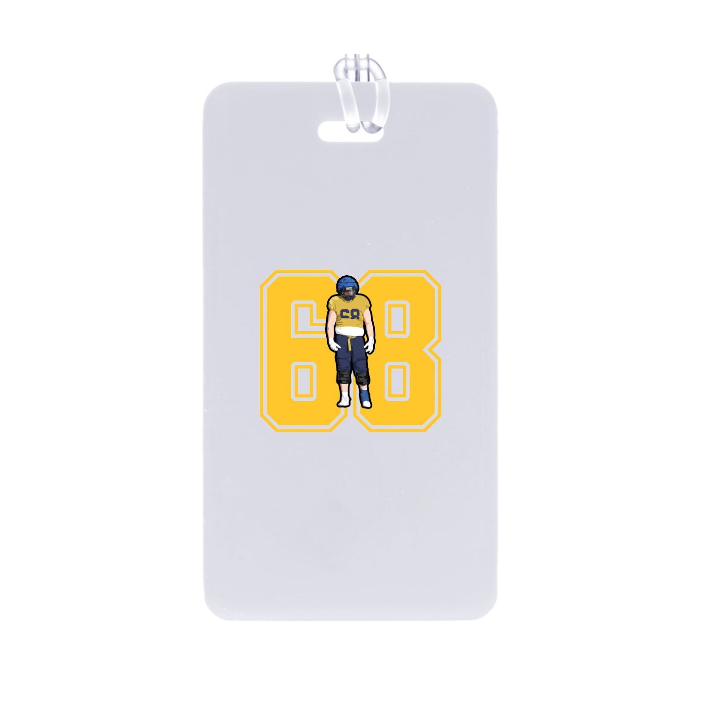 Bag Tag — Number in Classic