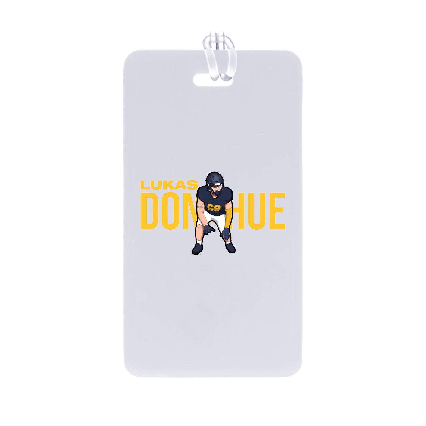 Bag Tag — Player Name in Classic