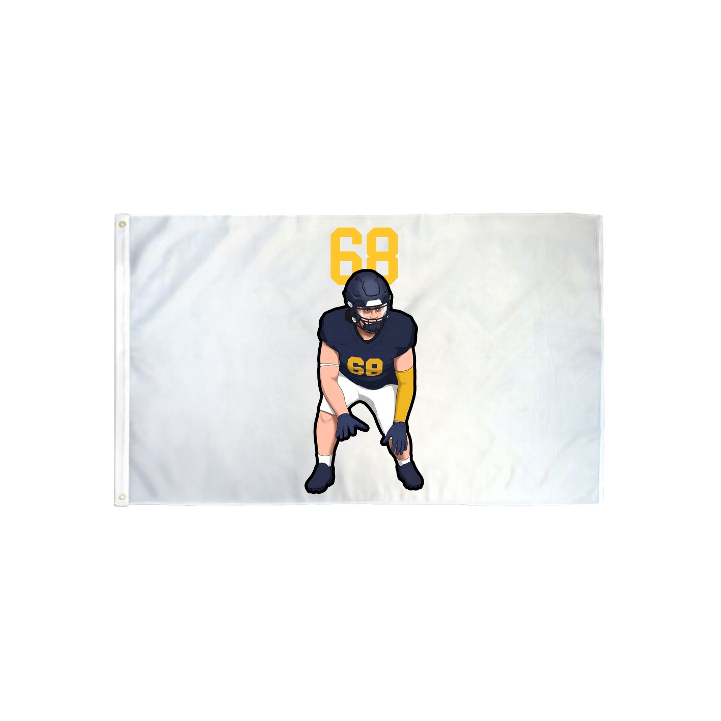 3x5 Flag — Number Top in Classic
