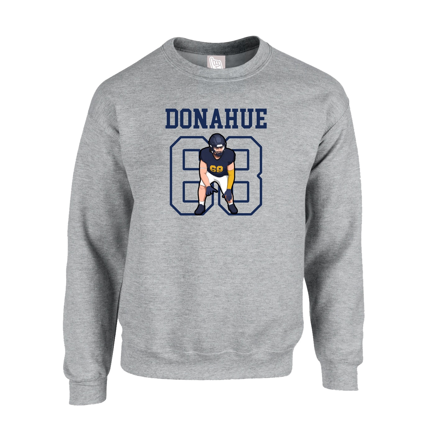 Fleece Crew — Shirsey in Grey