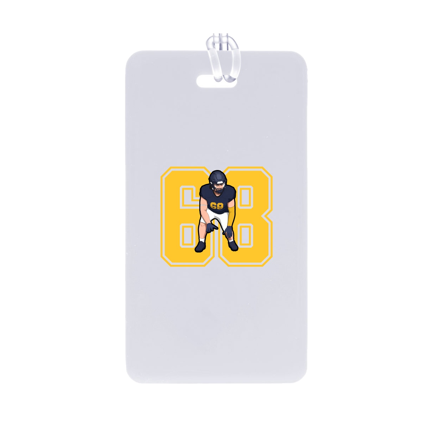 Bag Tag — Number in Classic