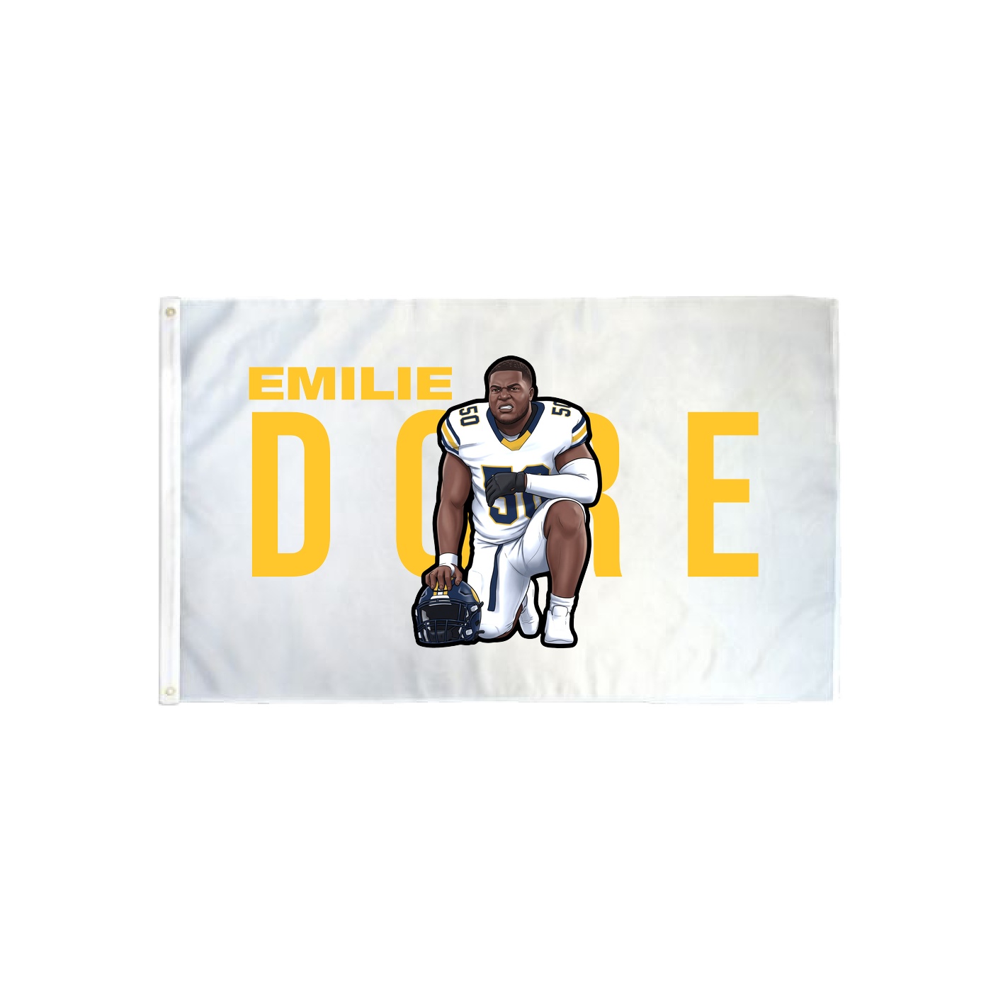 3x5 Flag — Player Name in Classic