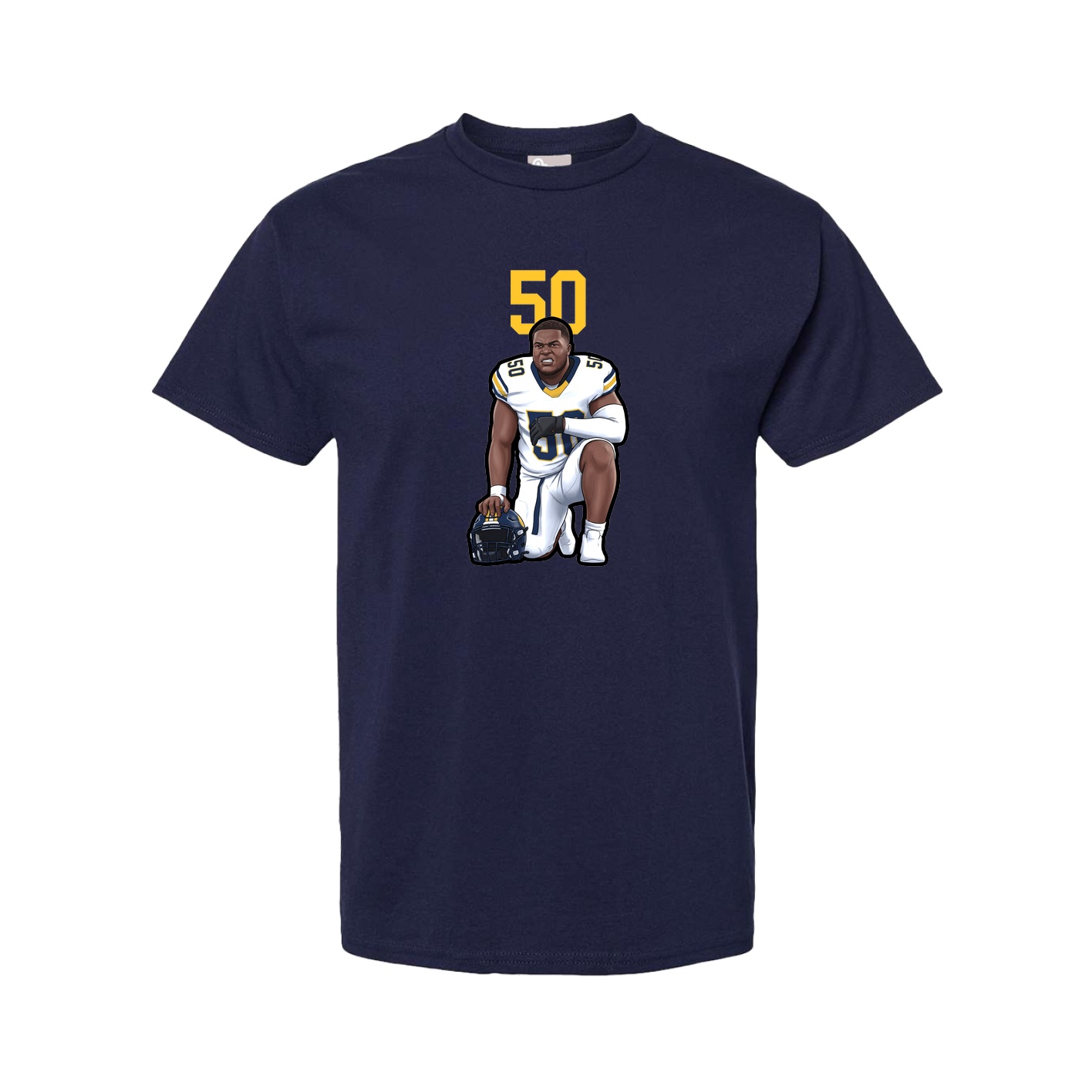 Tee — Number Top in Navy