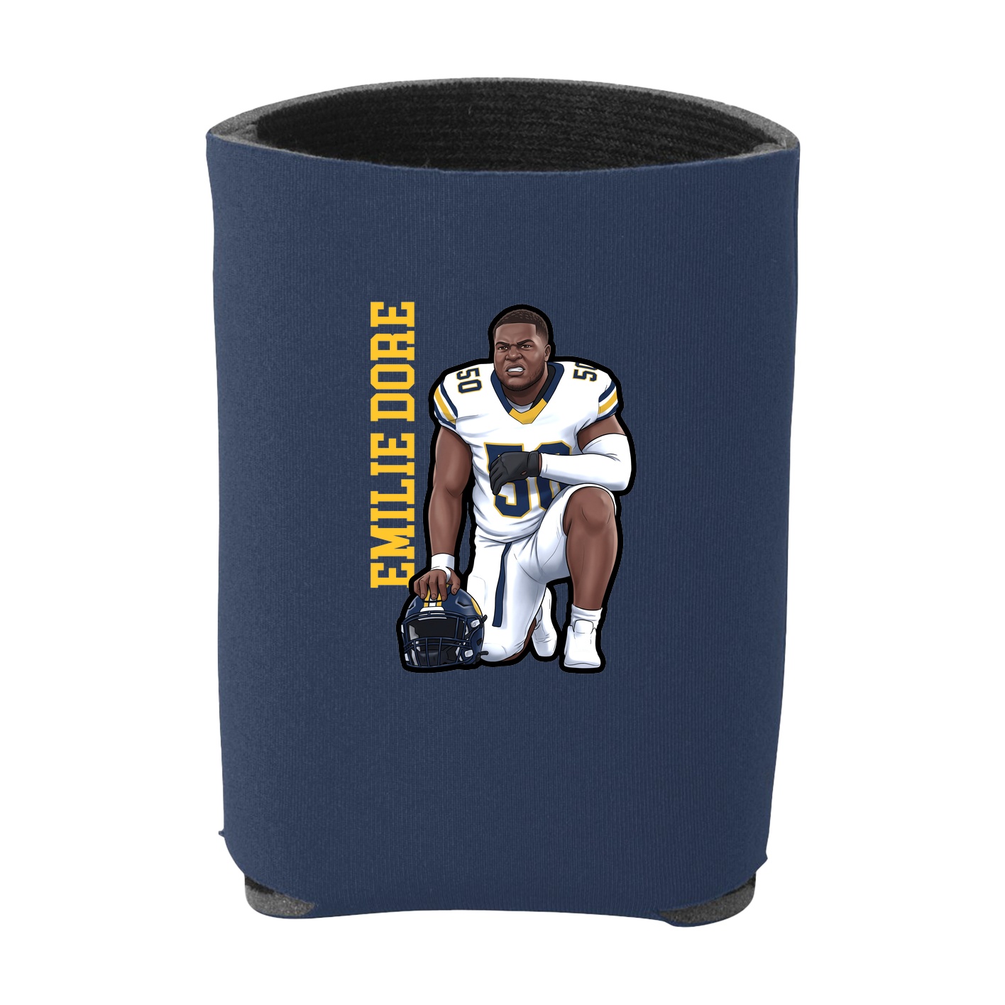 Can Holder — Name Vertical in Navy