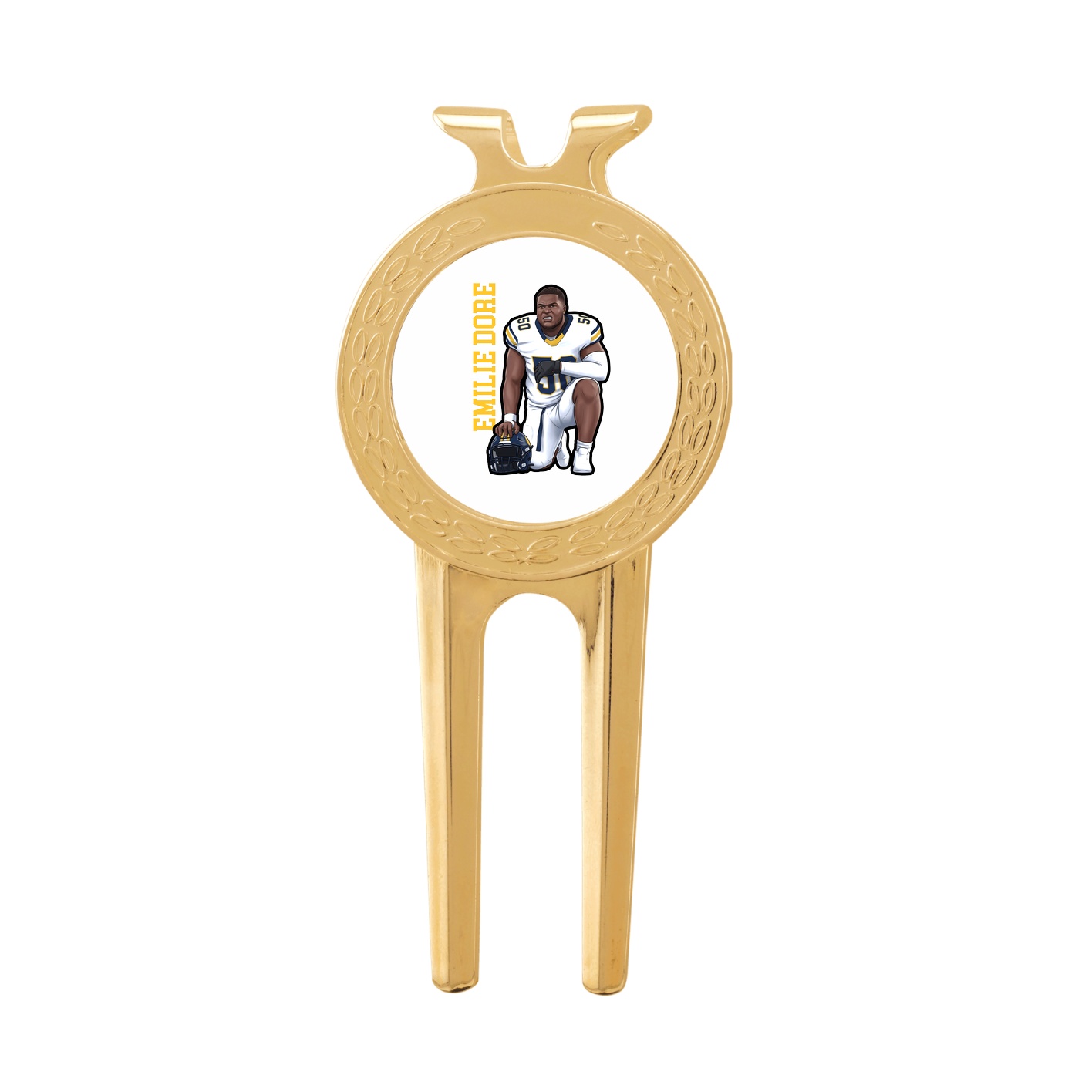 Divot Tool with Ball Marker — Name Vertical in Classic