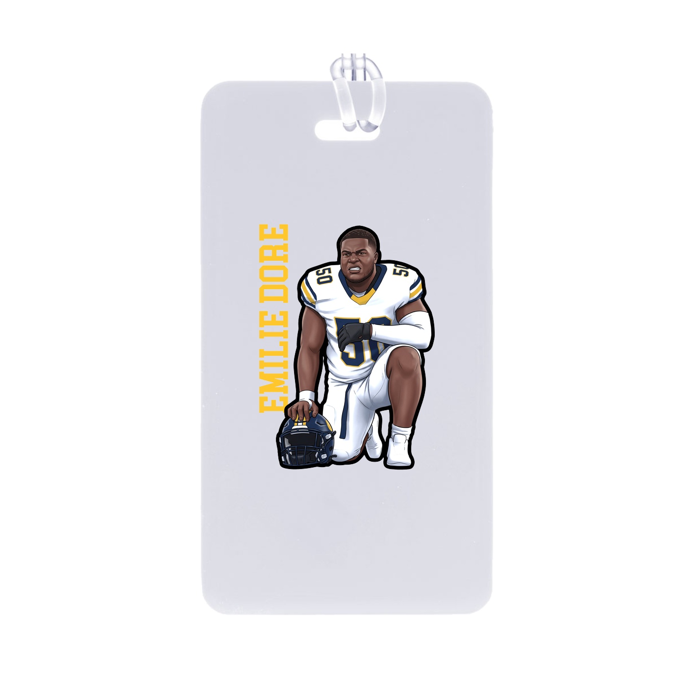 Bag Tag — Name Vertical in Classic