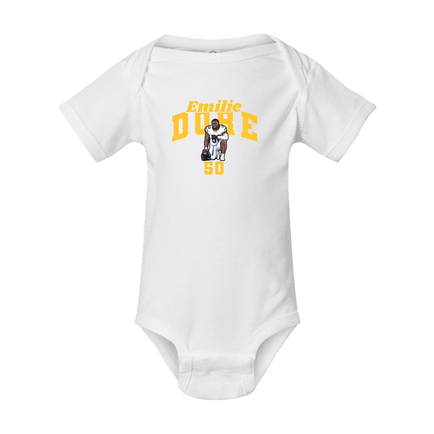 Baby Onesie — Signature Arch in White