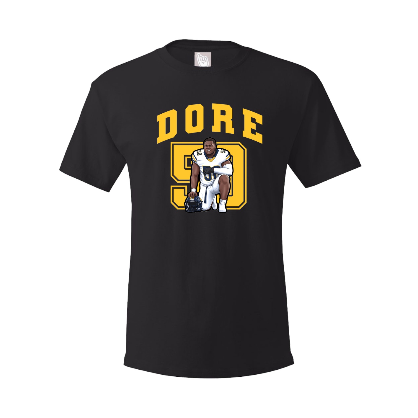 Youth Tee — Number in Black