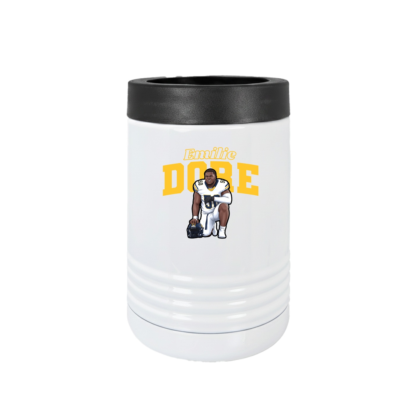 Beverage Holder — Name Arch in White