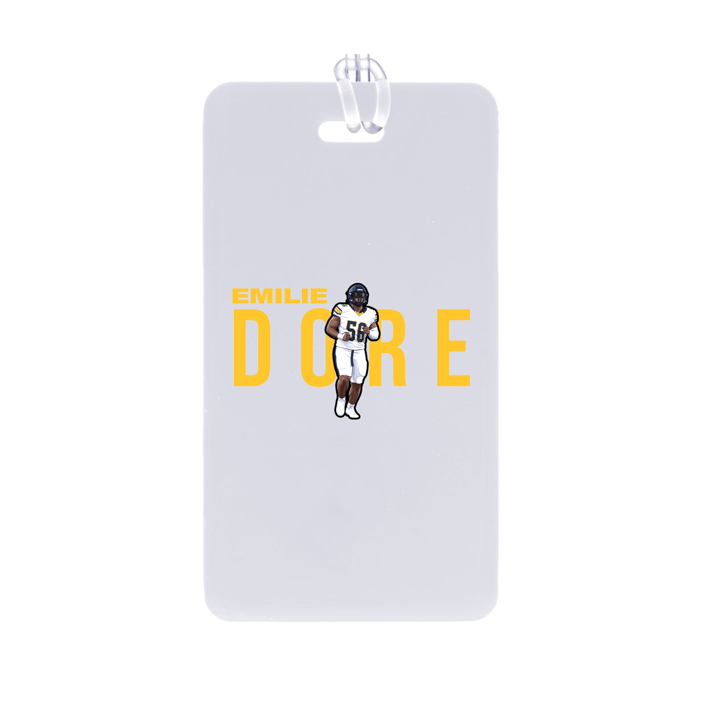 Bag Tag — Player Name in Classic