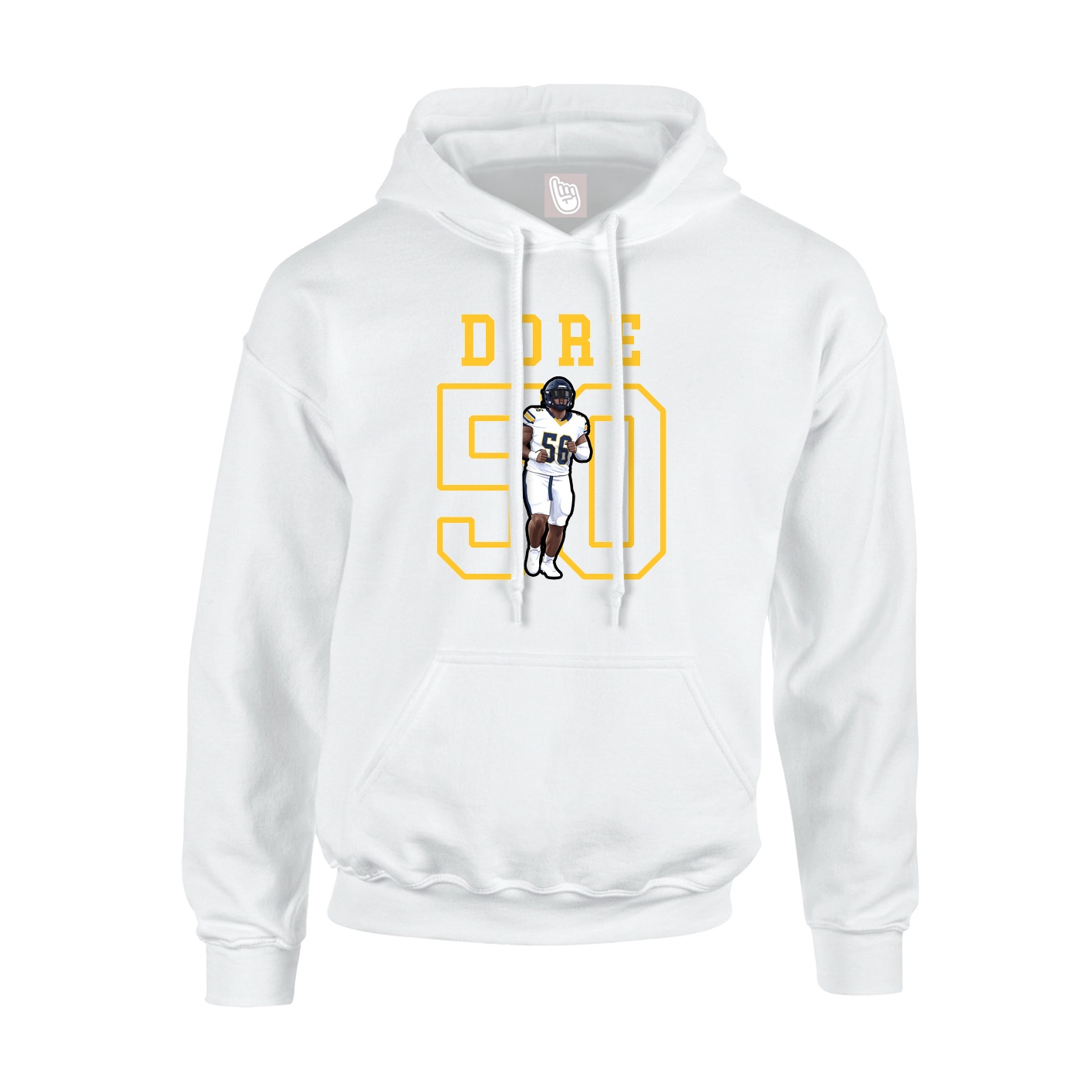 Youth Hoodie — Shirsey in White