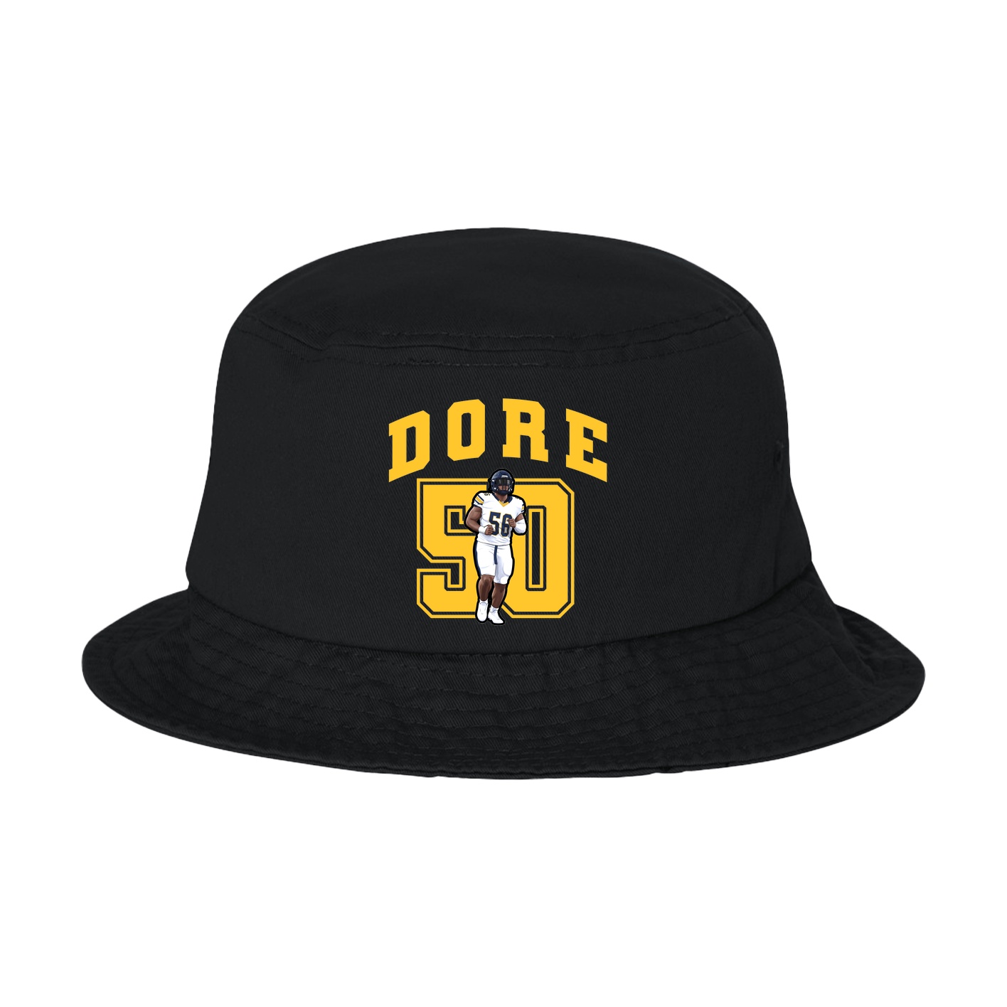 Bucket Cap — Number in Black