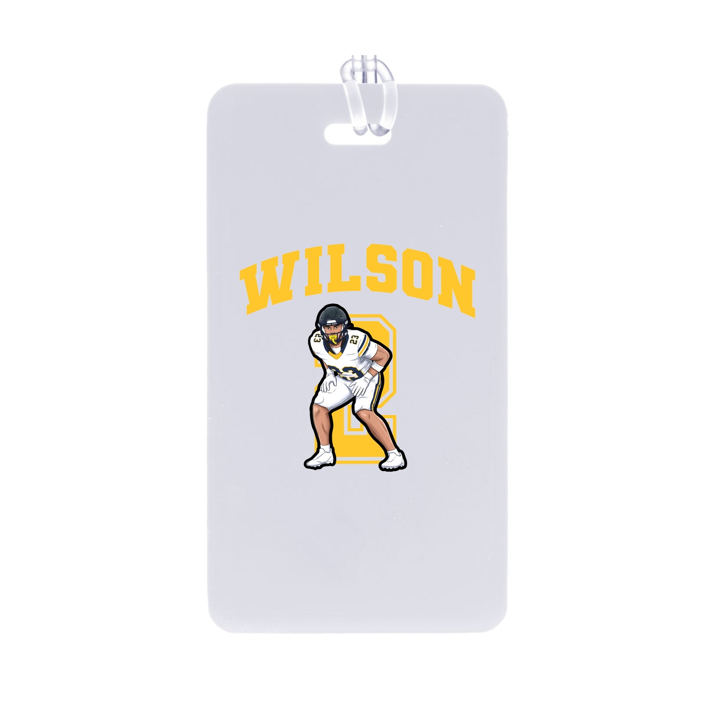 Bag Tag — Number in Classic