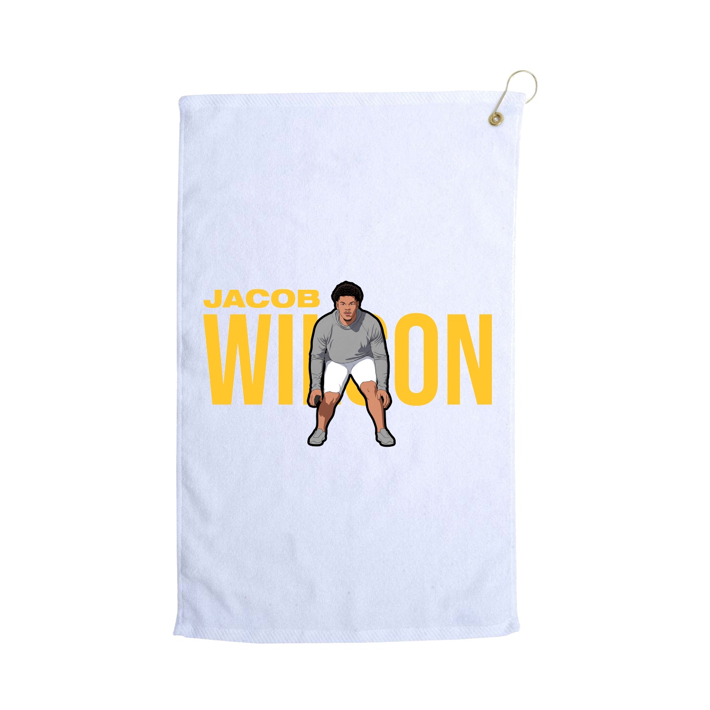 Golf Towel — Player Name in White