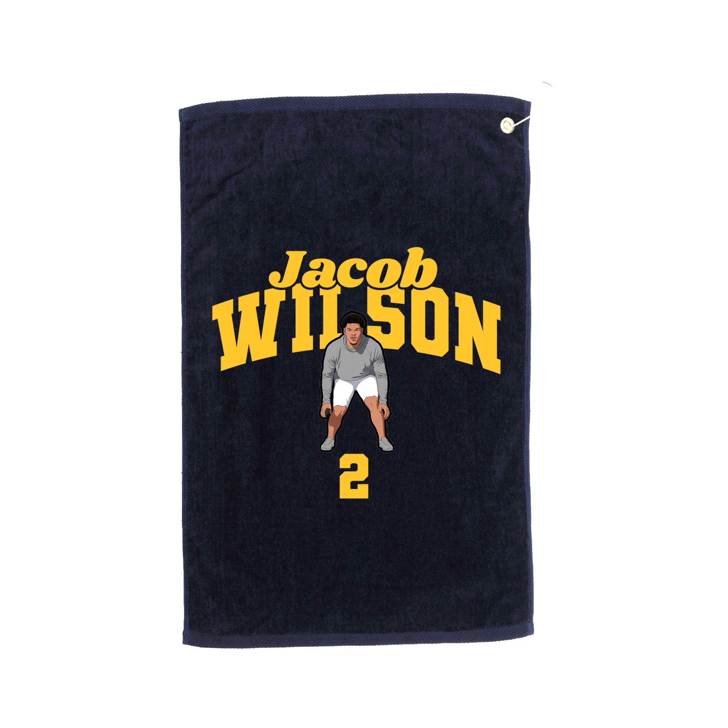 Golf Towel — Signature Arch in Navy