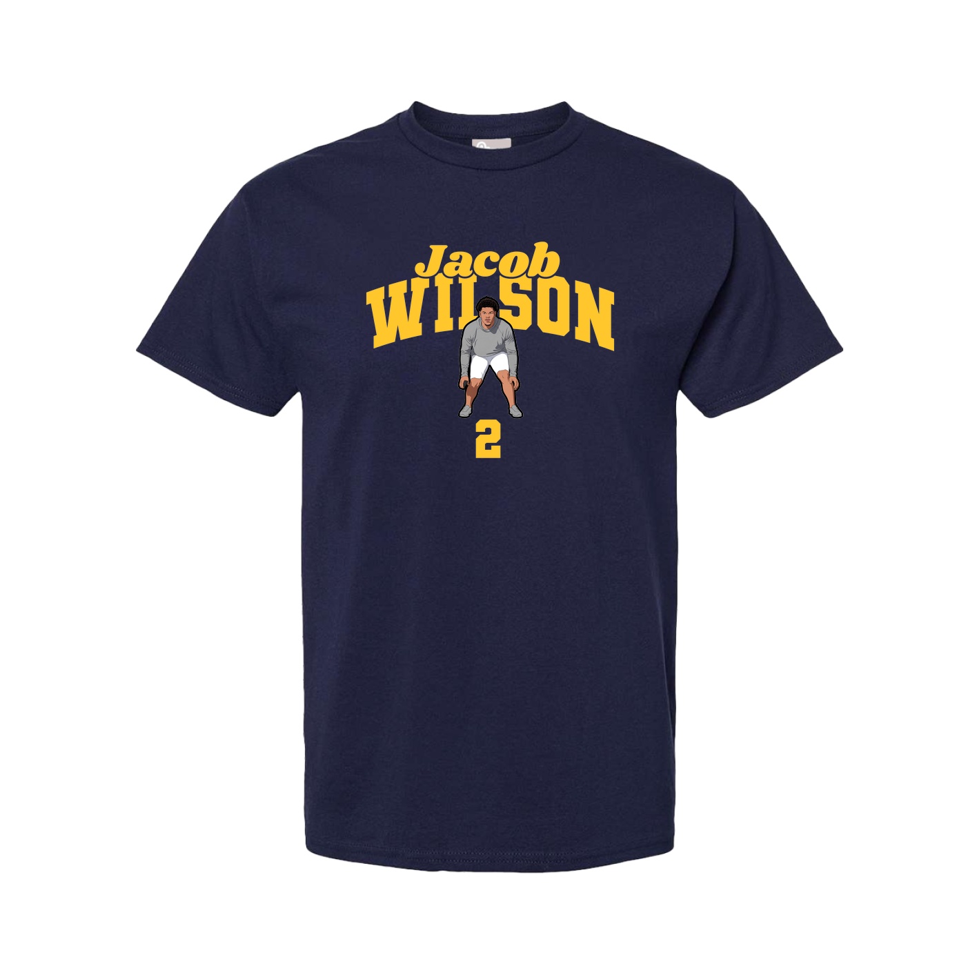 Youth Tee — Signature Arch in Navy