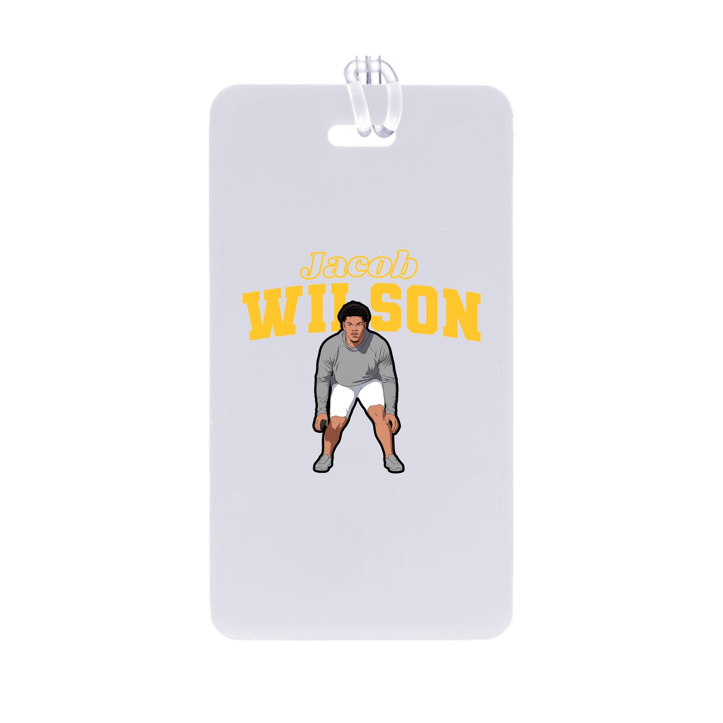 Bag Tag — Name Arch in Classic
