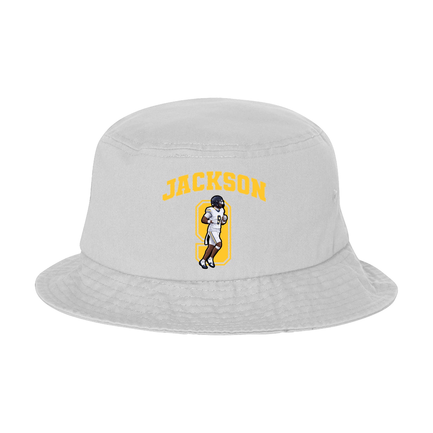 Bucket Cap — Number in White