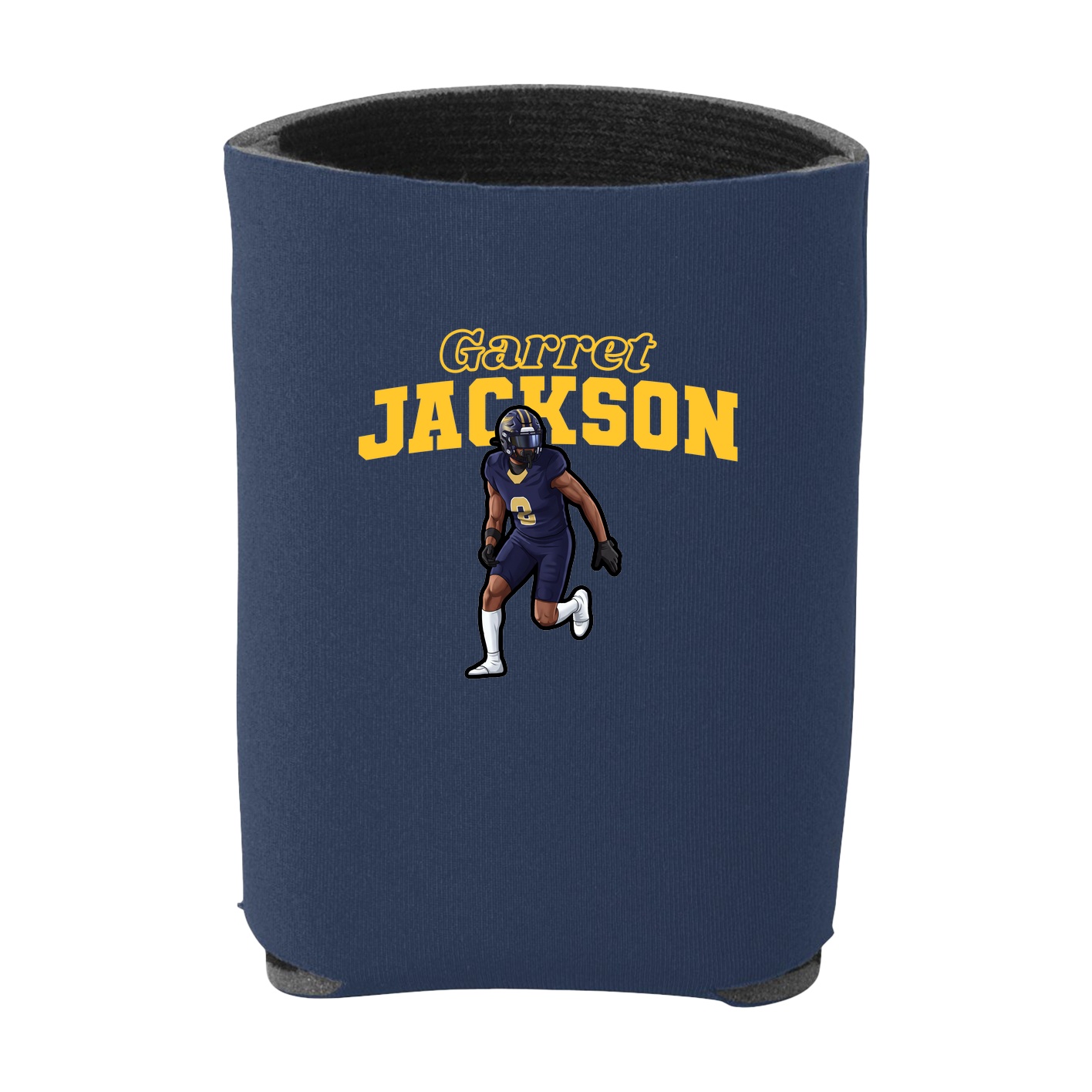 Can Holder — Name Arch in Navy