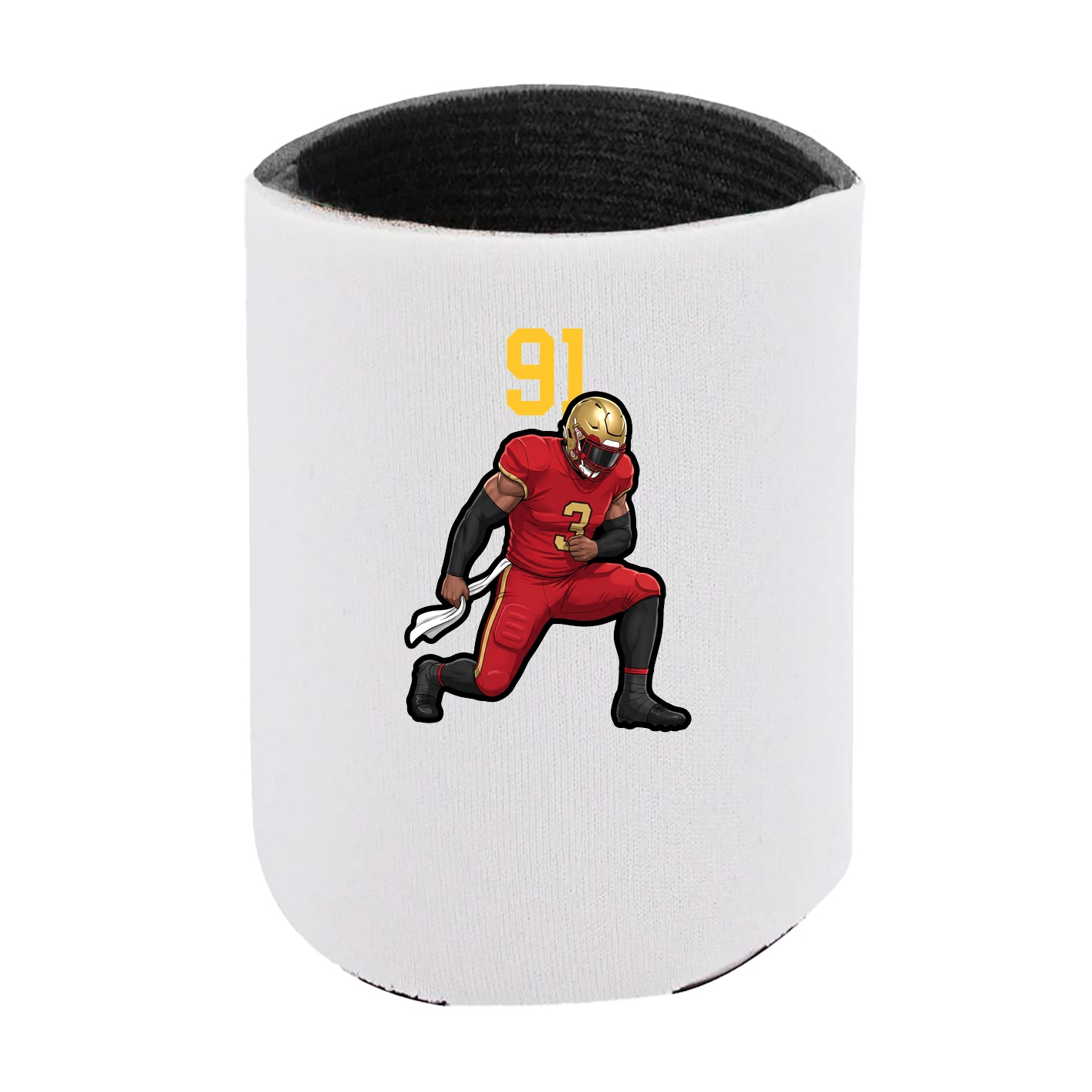 Can Holder — Number Top in White