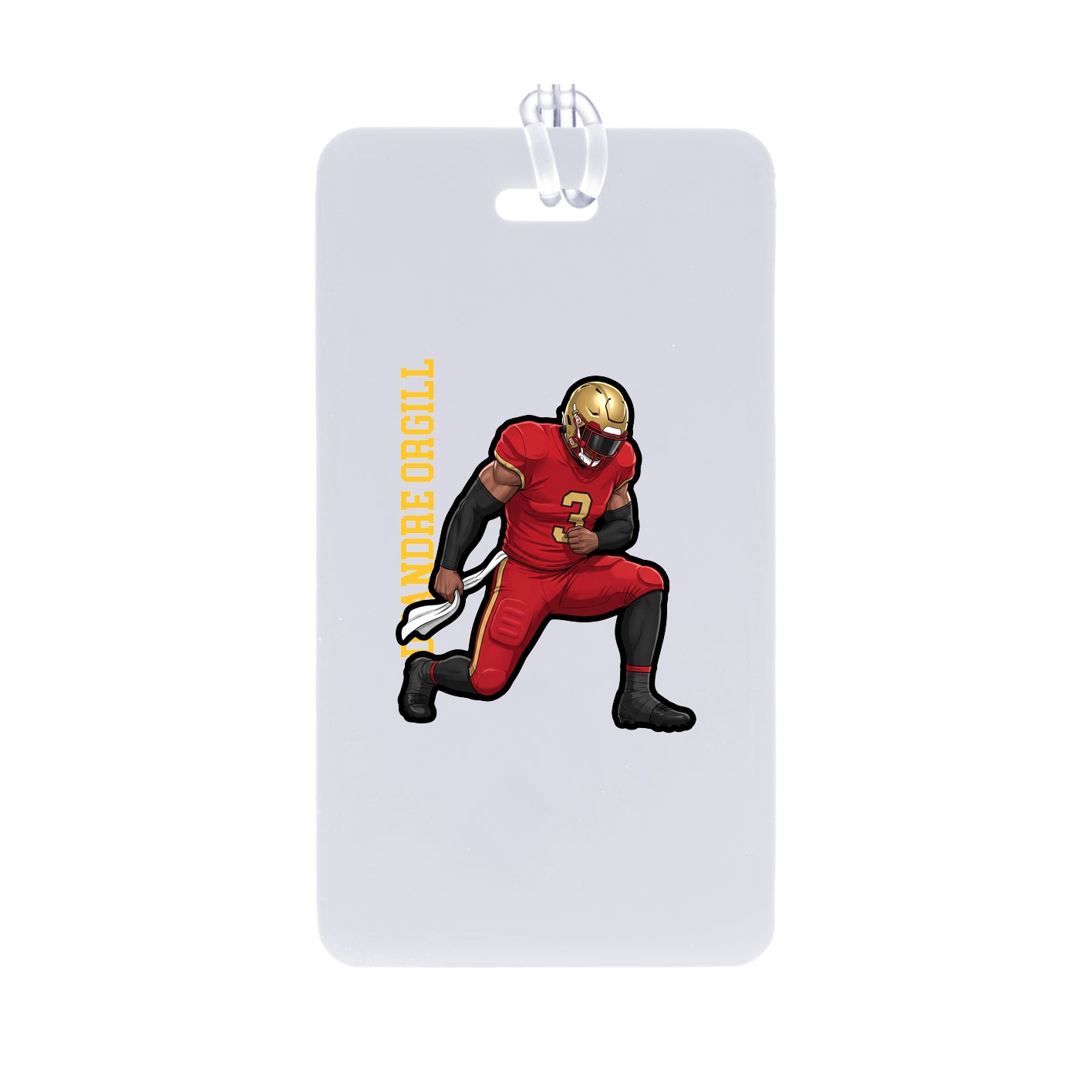 Bag Tag — Name Vertical in Classic