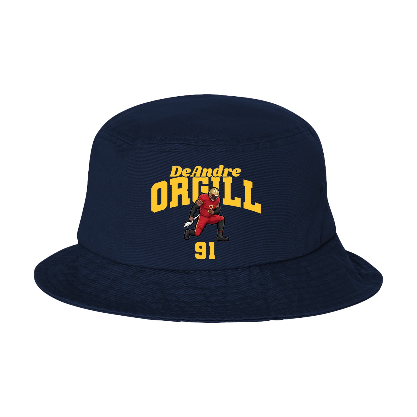Bucket Cap — Signature Arch in Navy