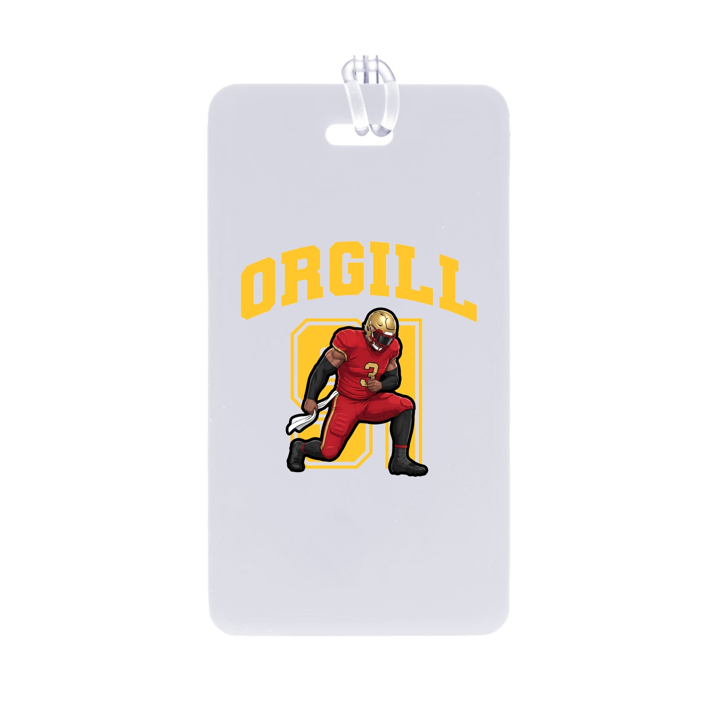 Bag Tag — Number in Classic