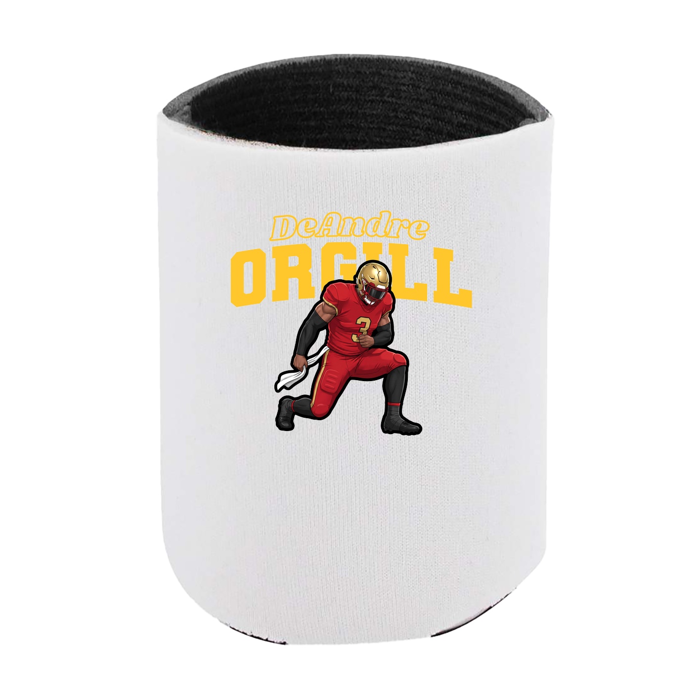 Can Holder — Name Arch in White