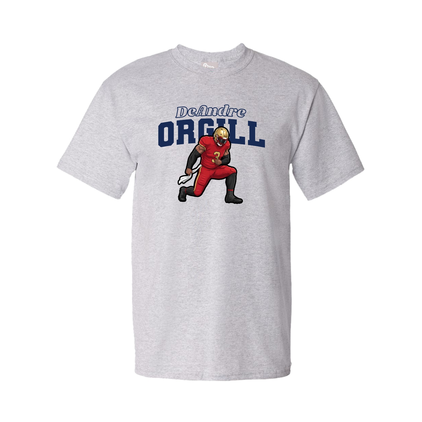Tee — Name Arch in Grey