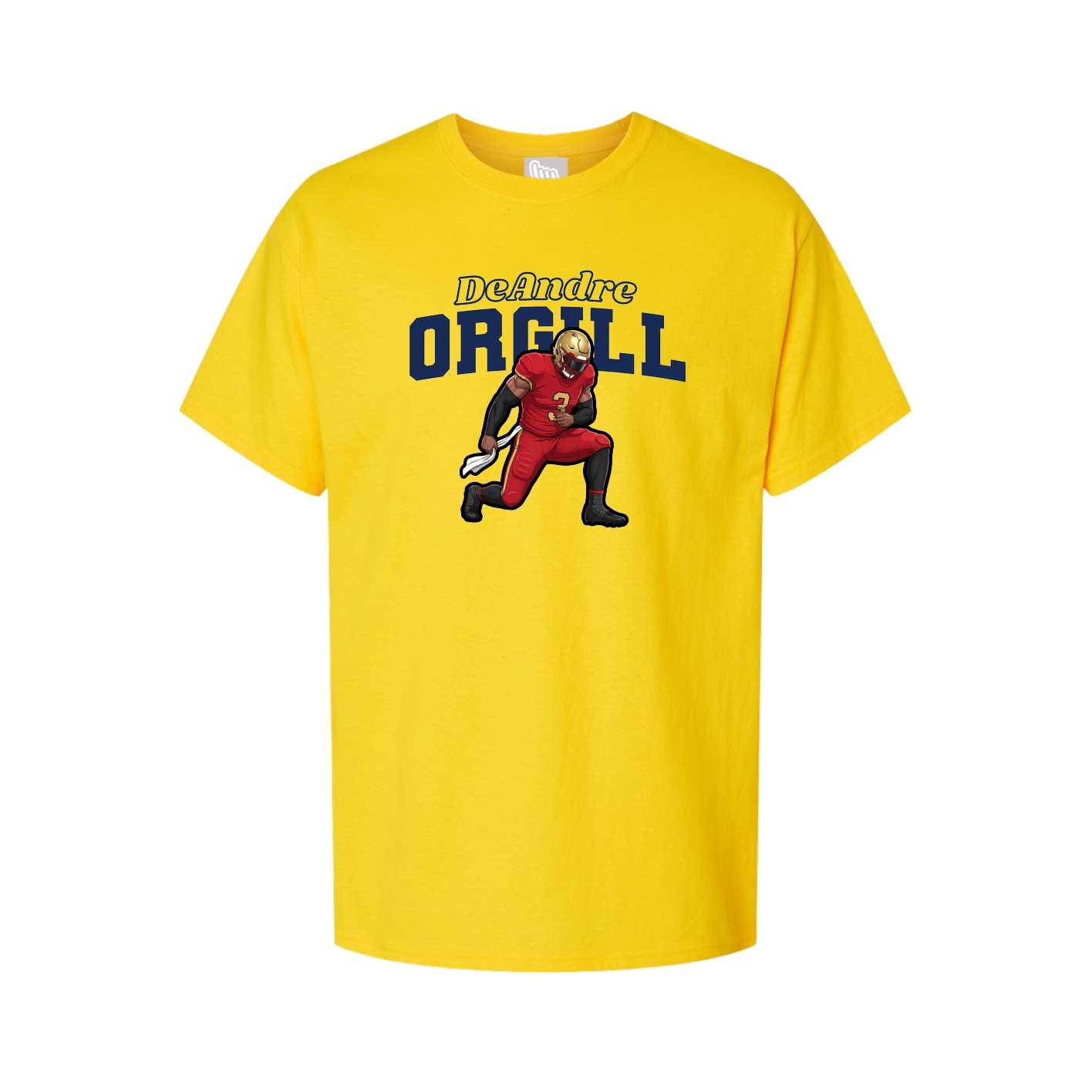 Youth Tee — Name Arch in Gold