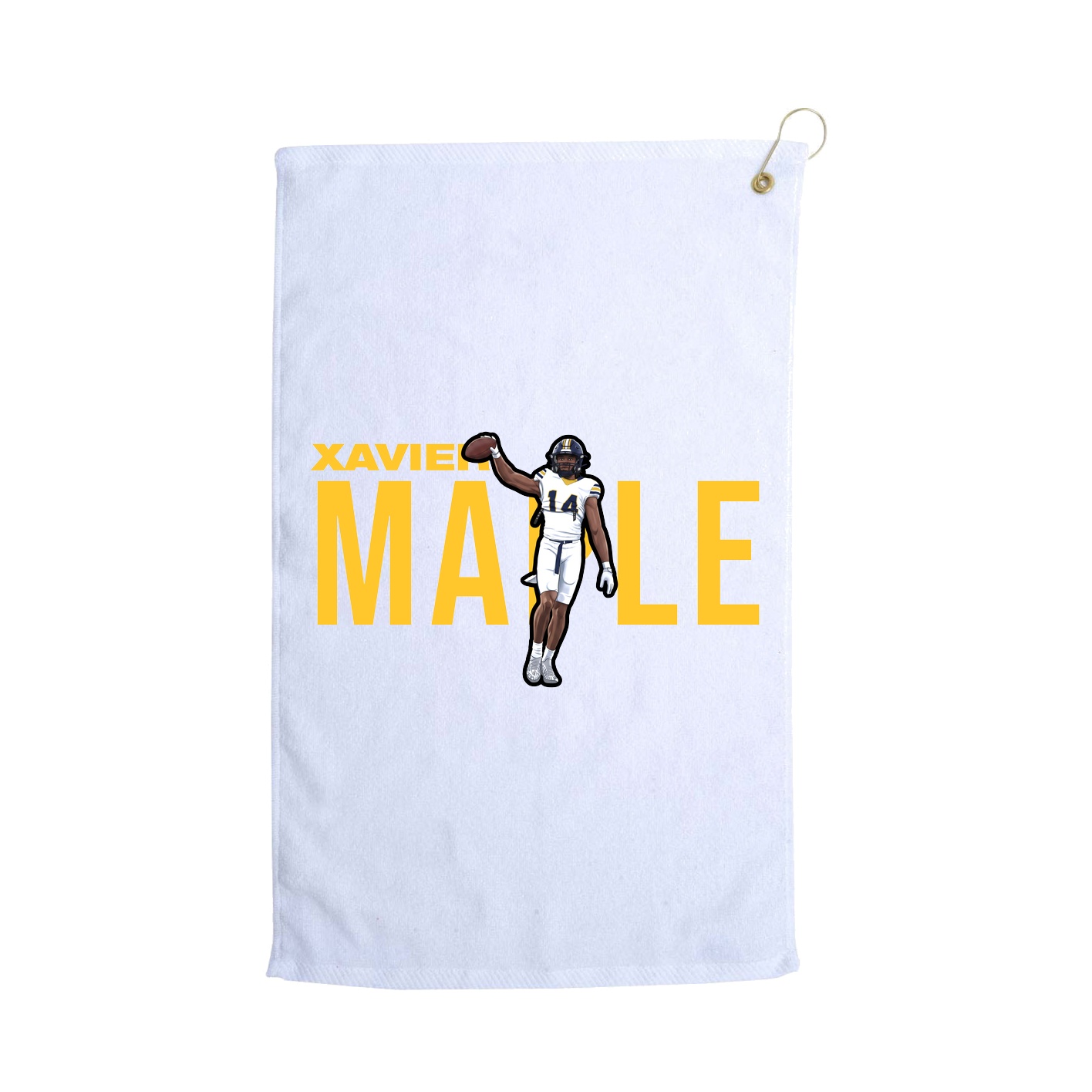 Golf Towel — Player Name in White