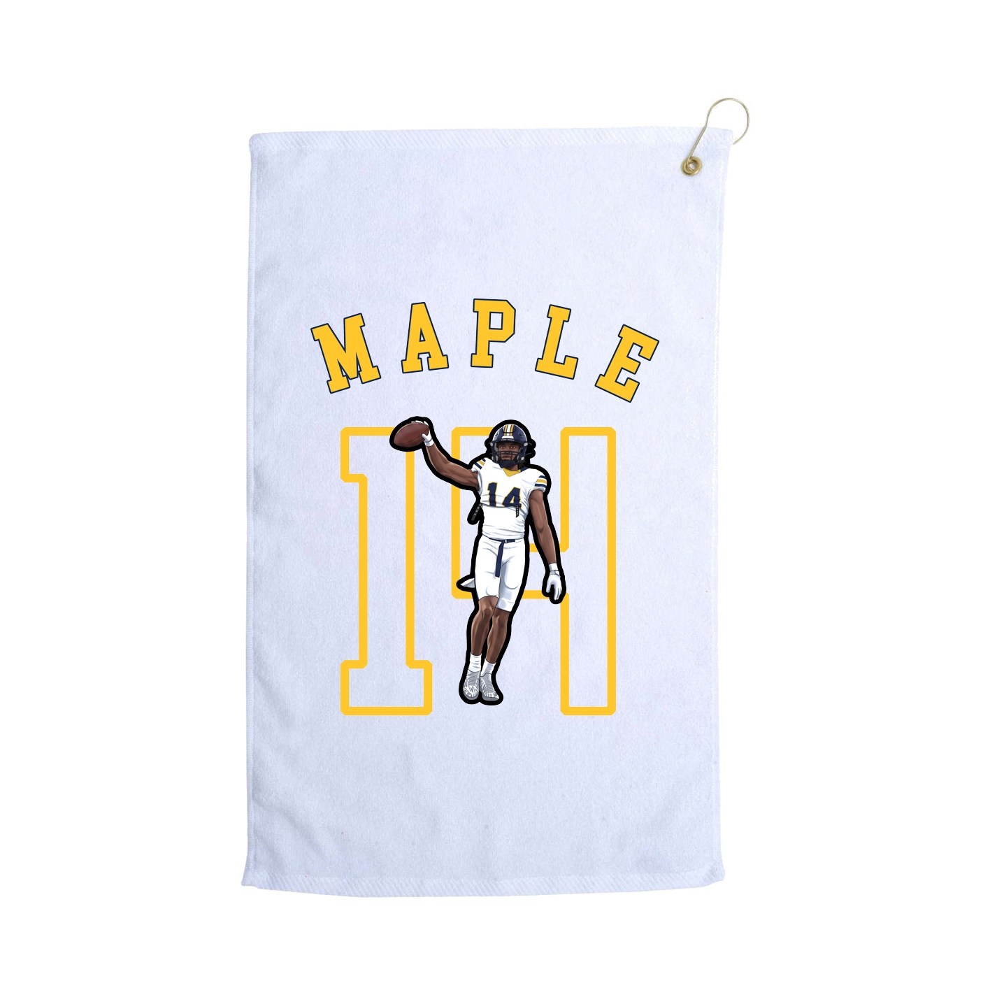 Golf Towel — Shirsey Arch in White