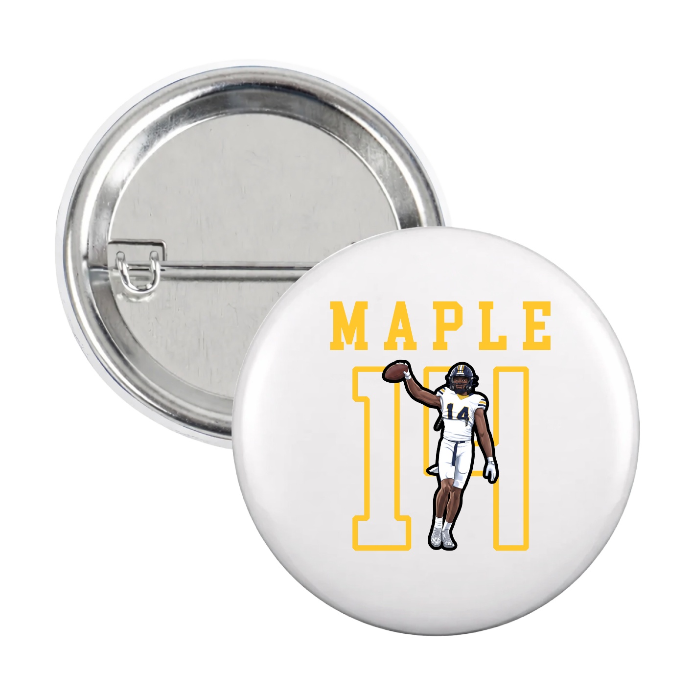 Game Day Button — Shirsey in White