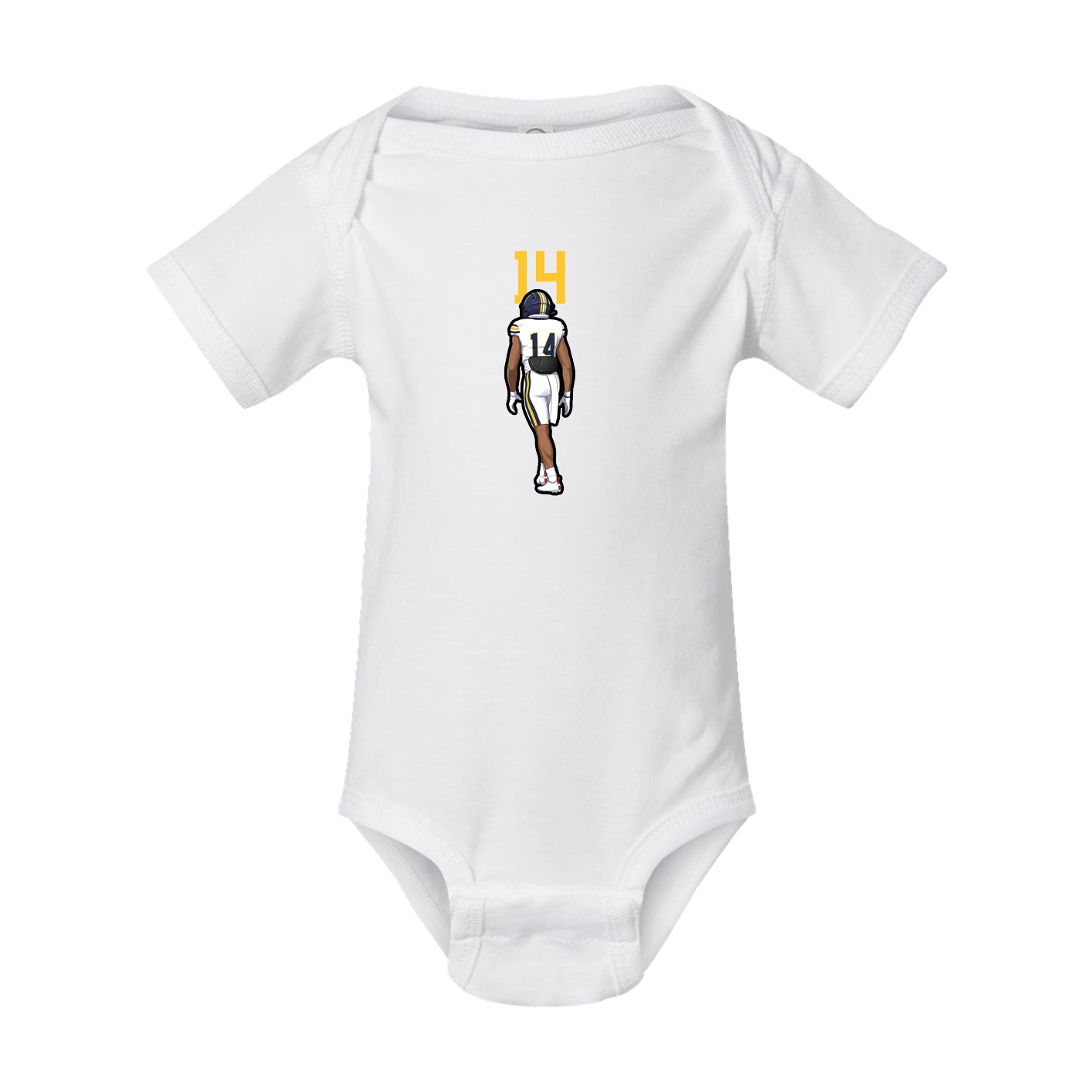 Baby Onesie — Number Top in White