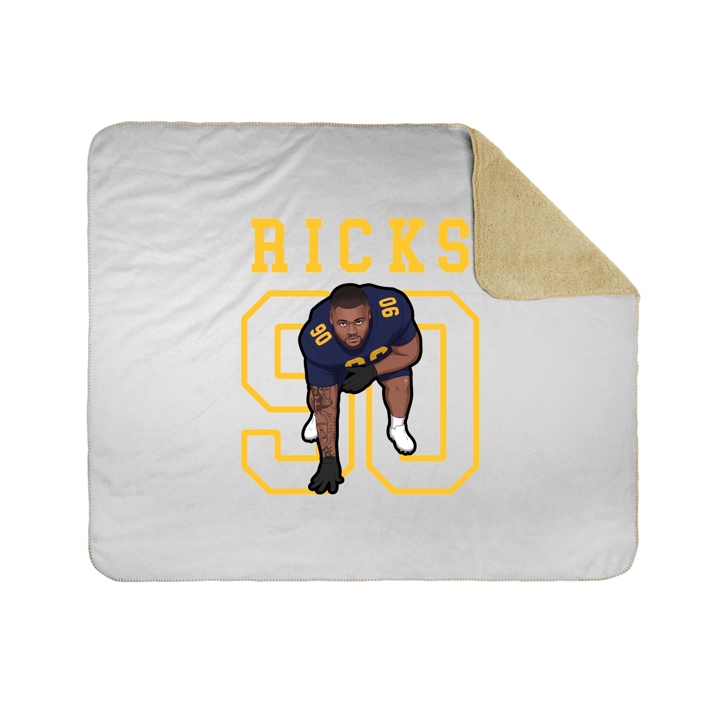 Throw Blanket — Shirsey in White