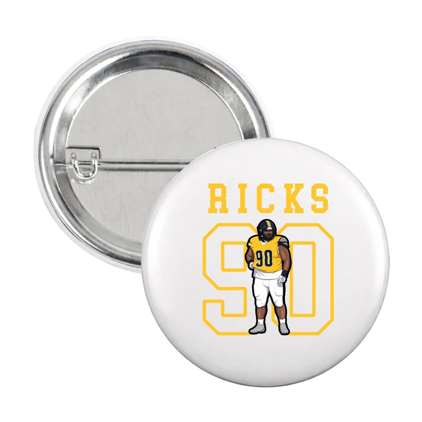 Game Day Button — Shirsey in White
