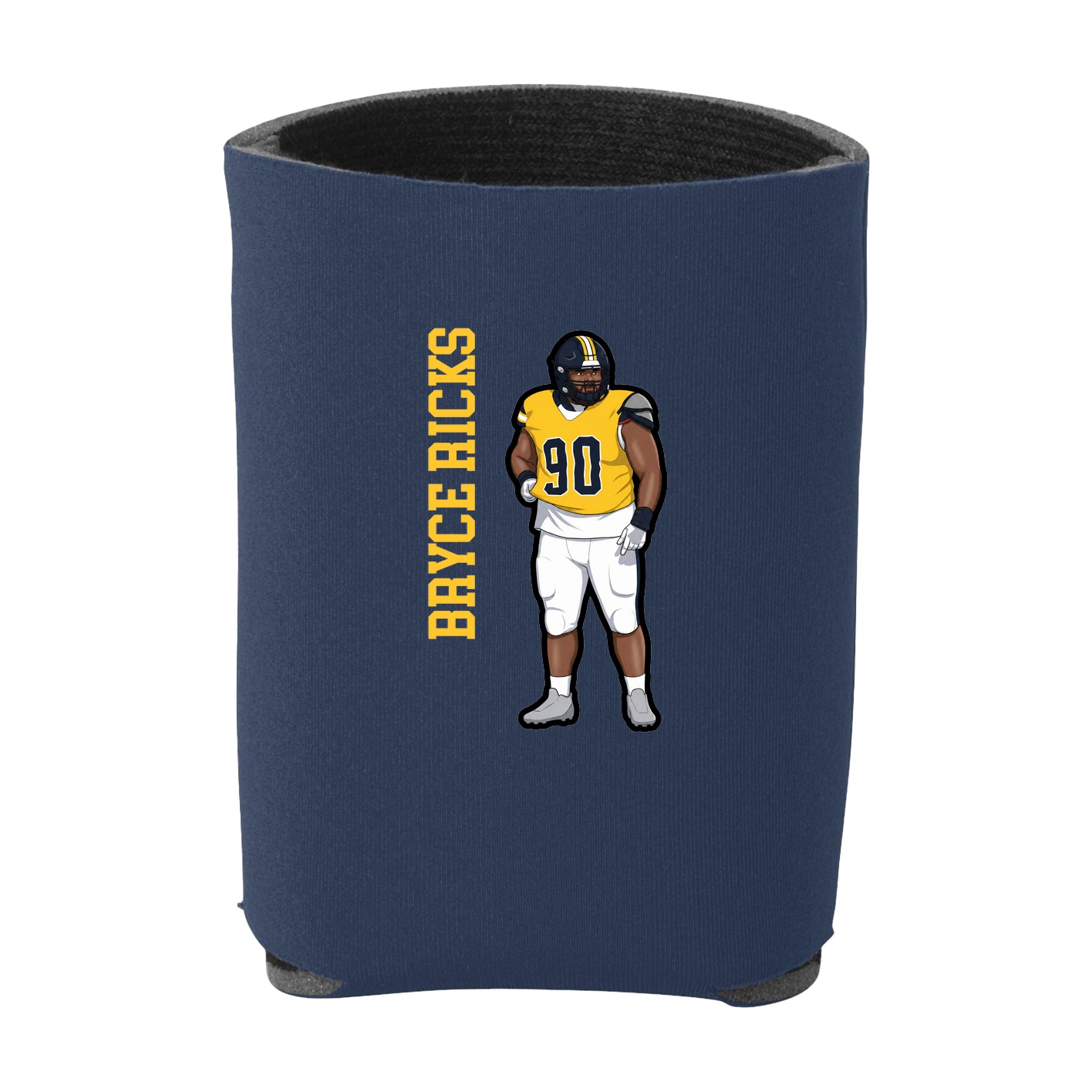 Can Holder — Name Vertical in Navy