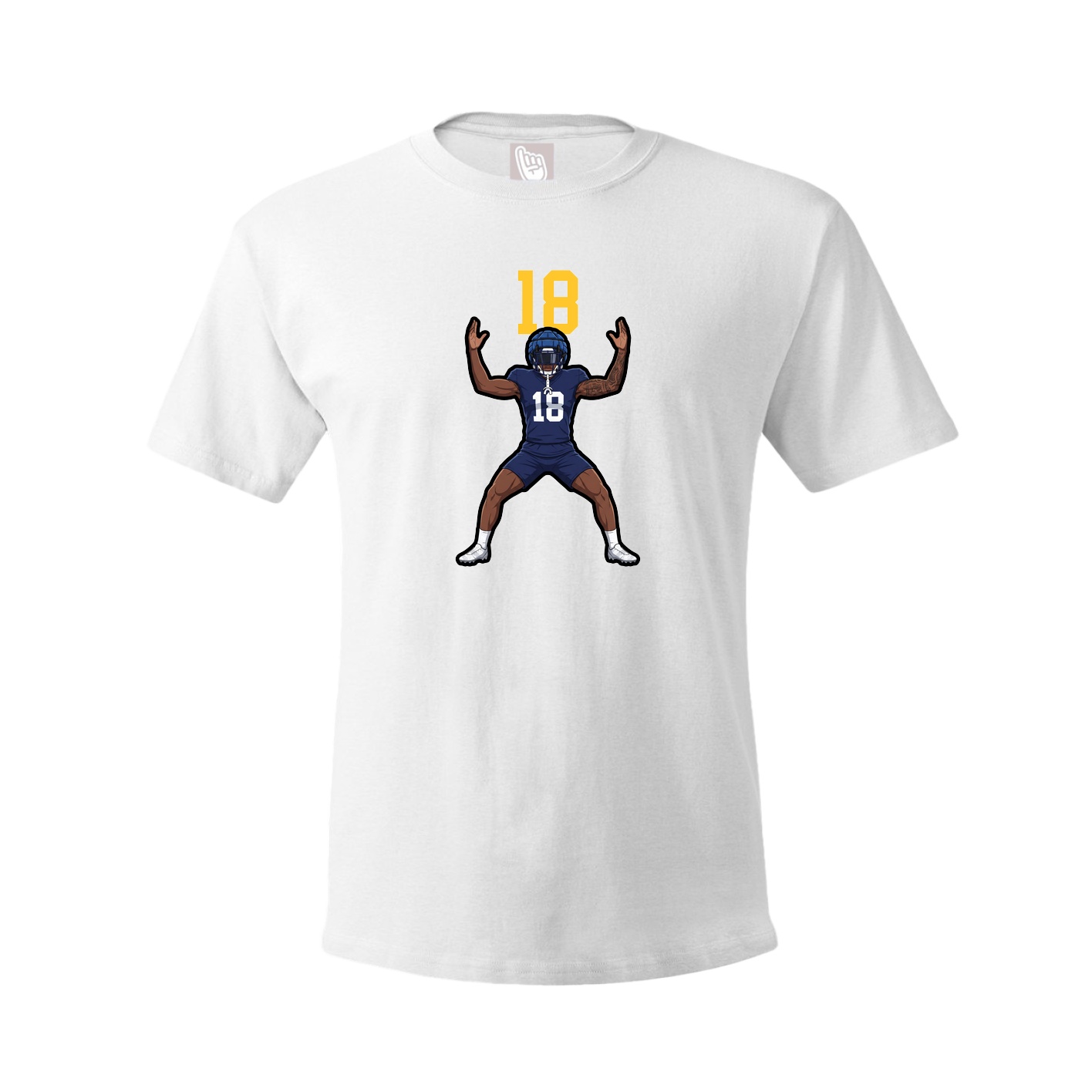 Tee — Number Top in White