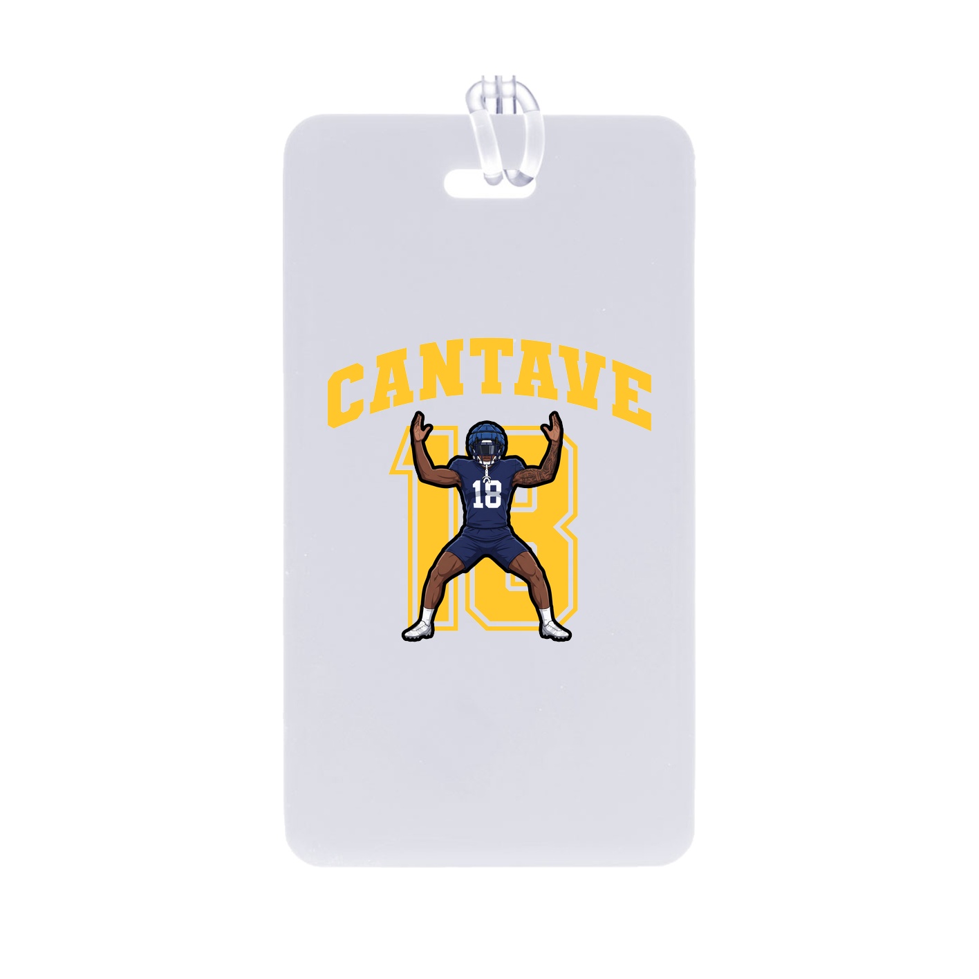 Bag Tag — Number in Classic