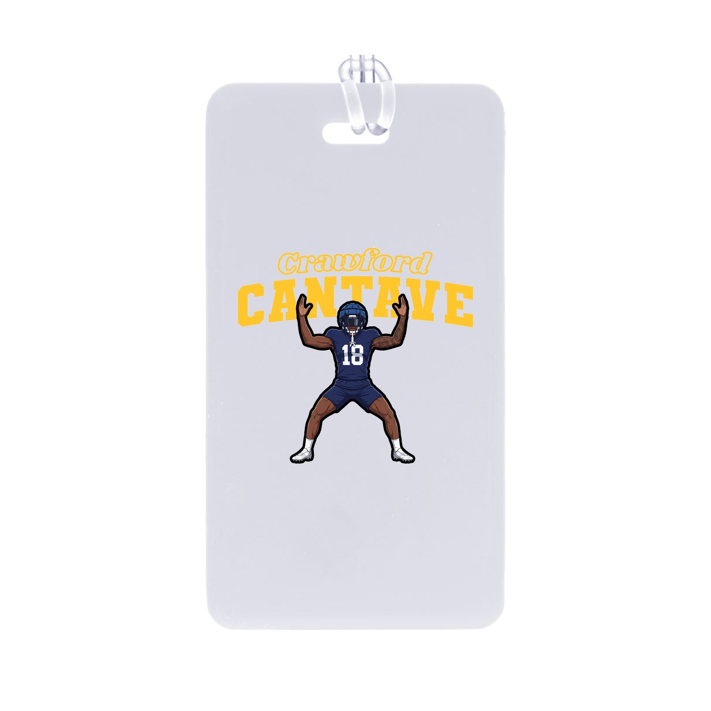 Bag Tag — Name Arch in Classic