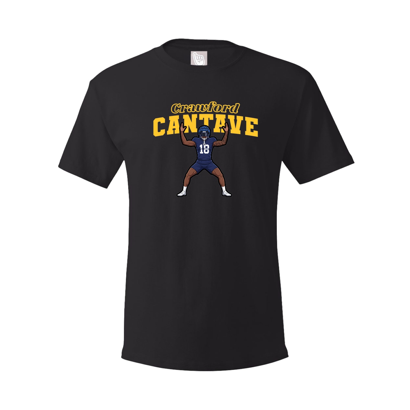 Youth Tee — Name Arch in Black