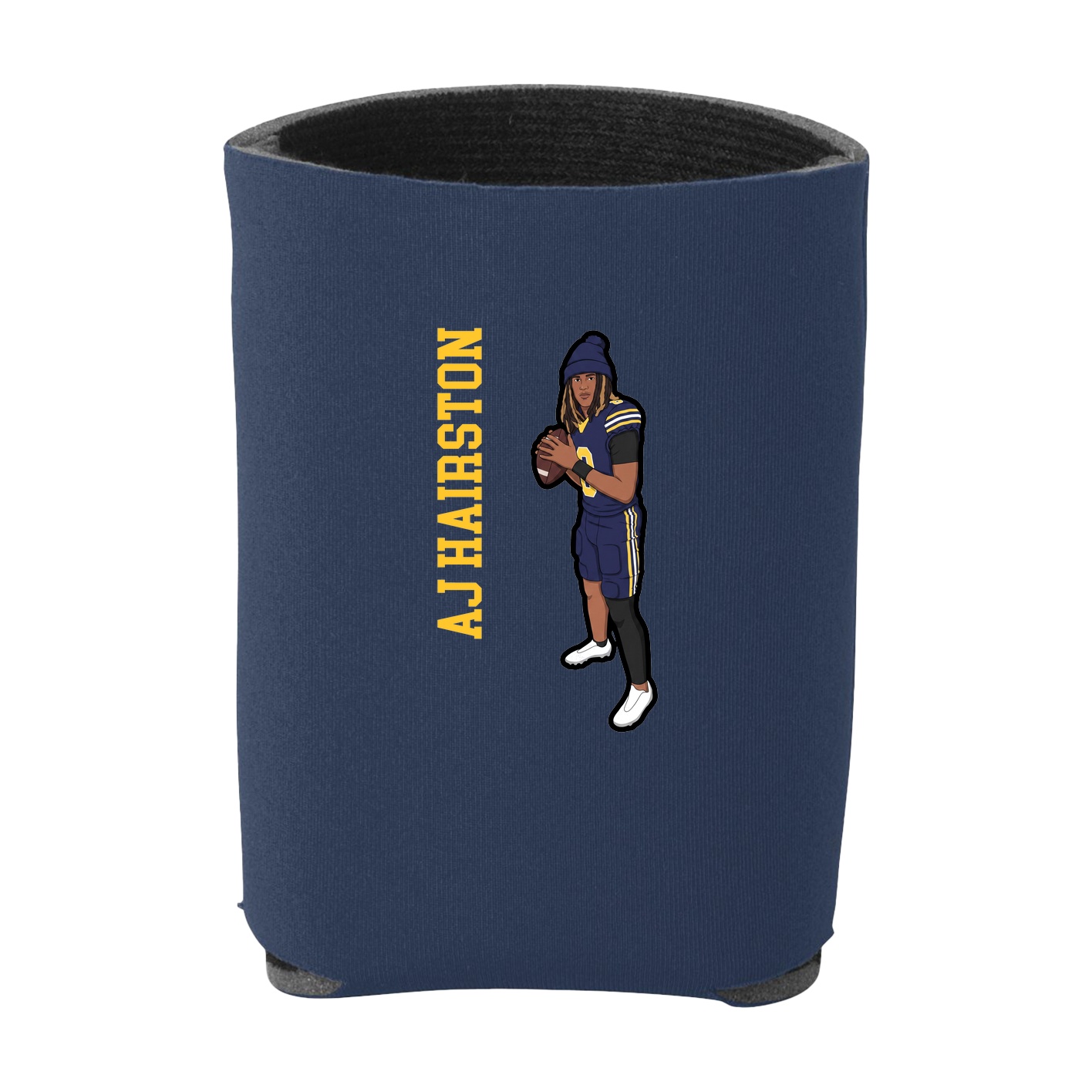 Can Holder — Name Vertical in Navy