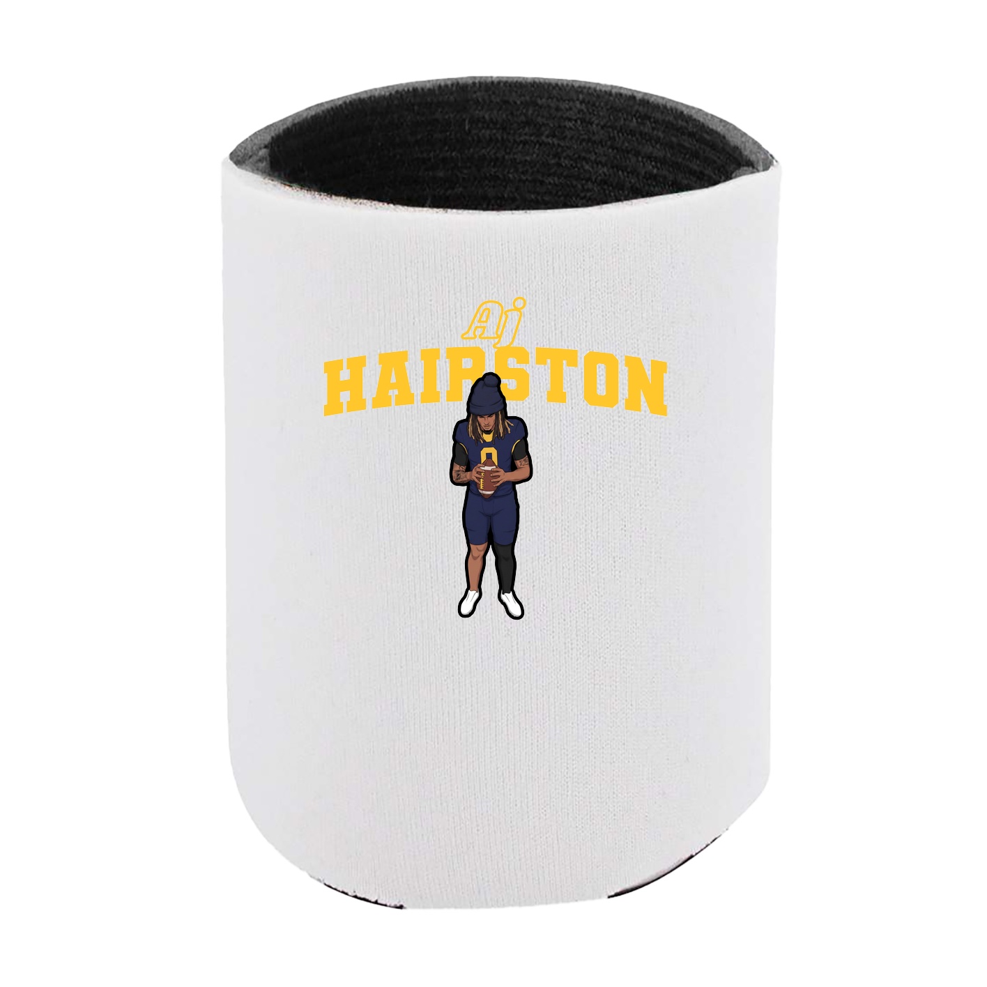 Can Holder — Name Arch in White
