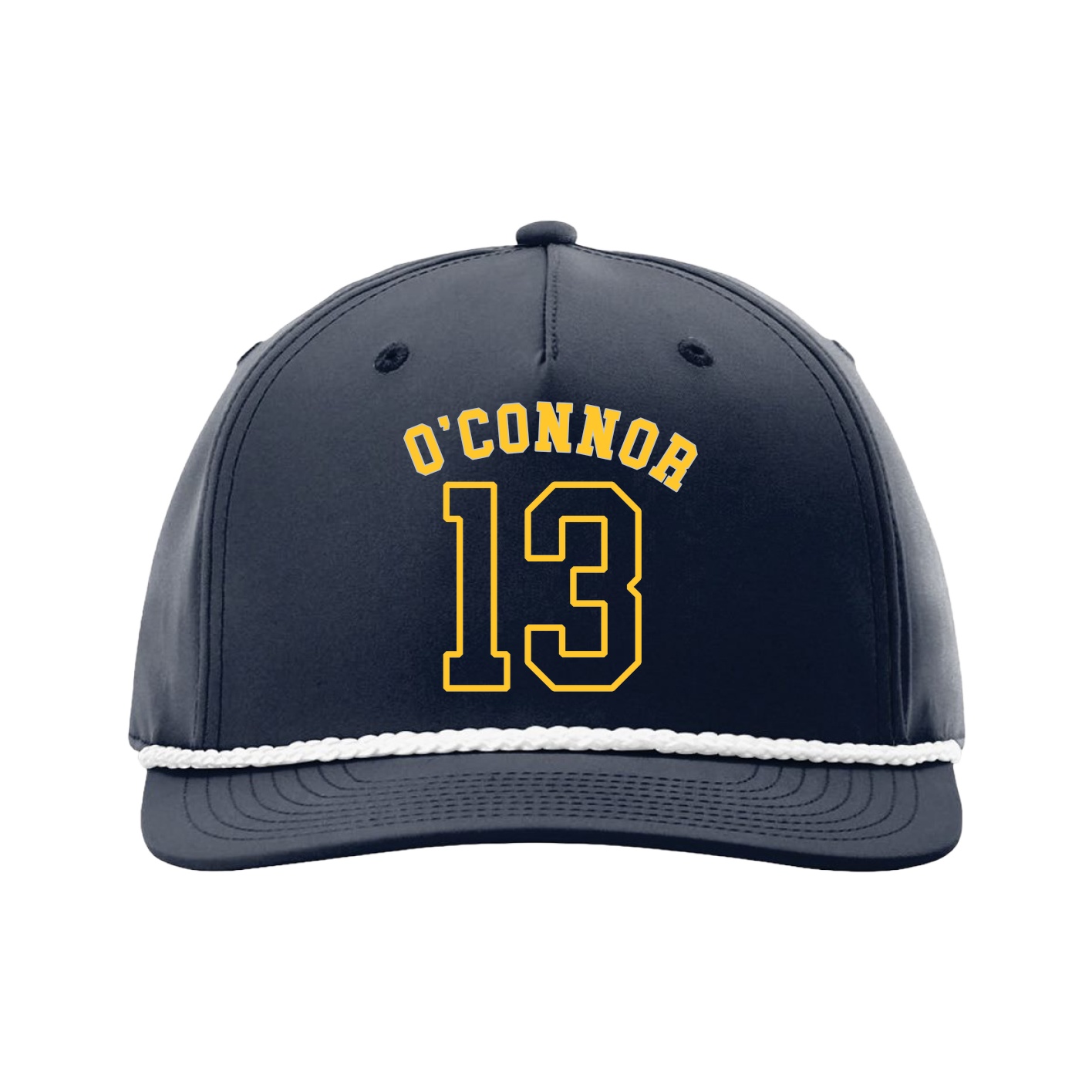 Five-Panel Classic Rope Cap — Shirsey Arch in Navy
