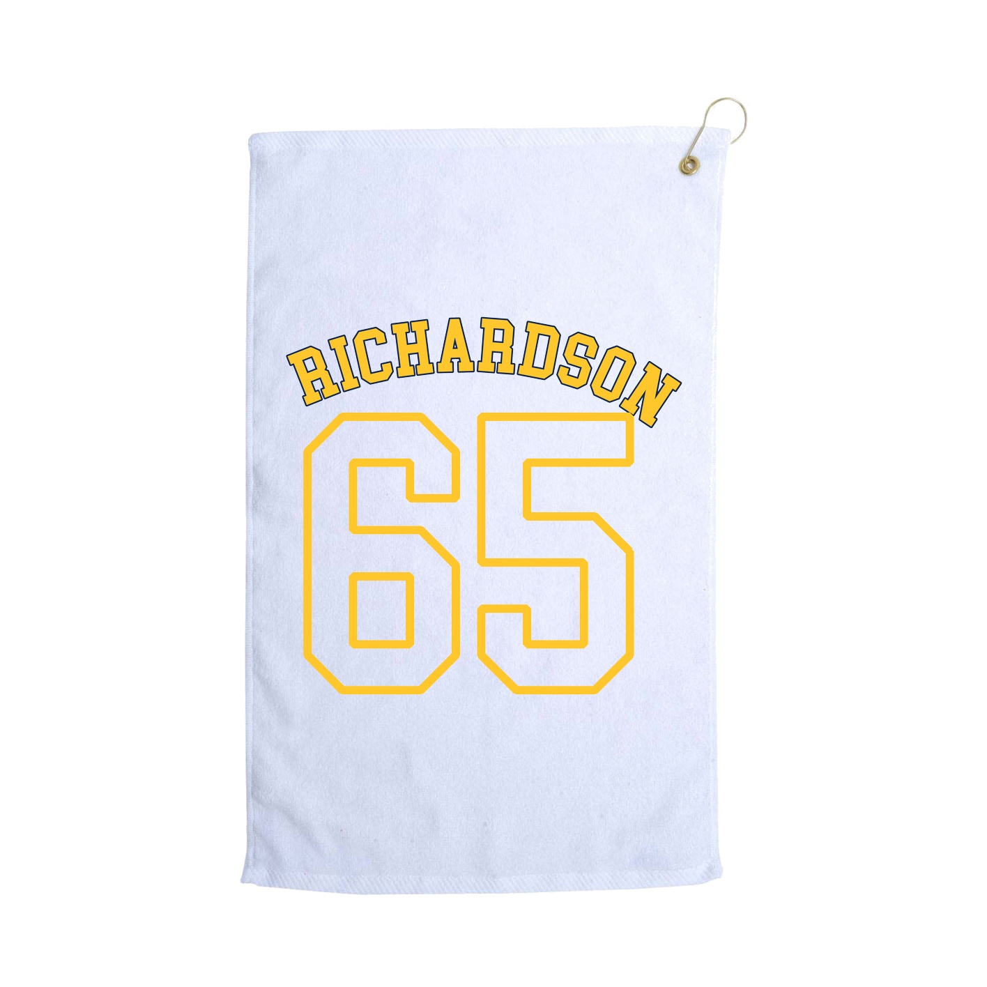 Golf Towel — Shirsey Arch in White