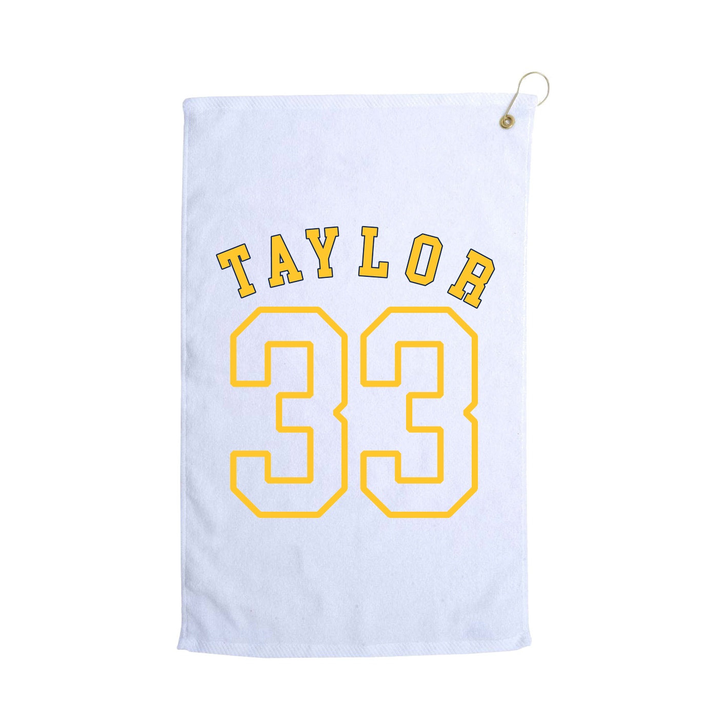 Golf Towel — Shirsey Arch in White