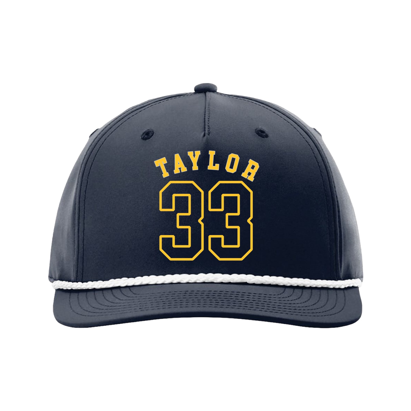 Five-Panel Classic Rope Cap — Shirsey Arch in Navy