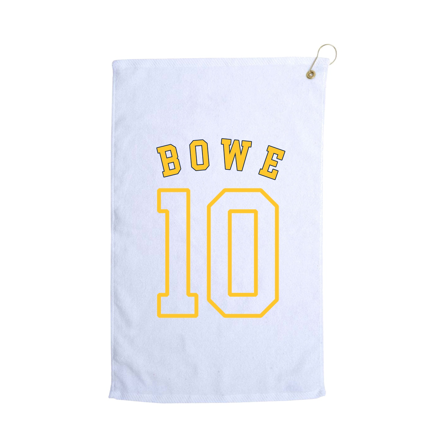 Golf Towel — Shirsey Arch in White