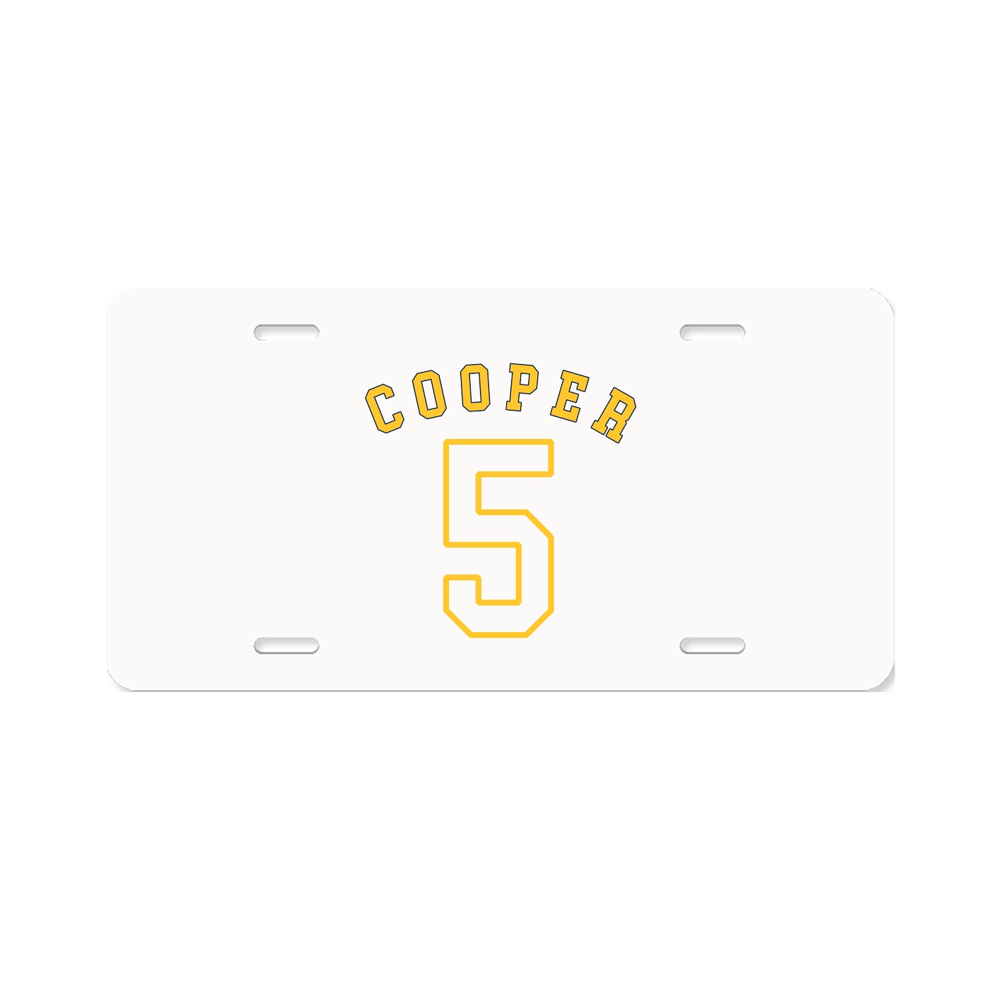 License Plate — Shirsey Arch in Classic